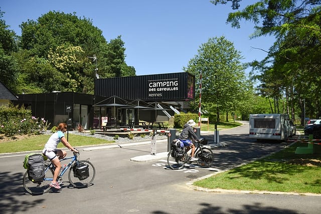Camping des Gayeulles, entrée ©Monsieur Média