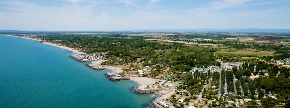 Camping Californie Plage - Vidéo - Vue aérienne des plages des infrastructures 