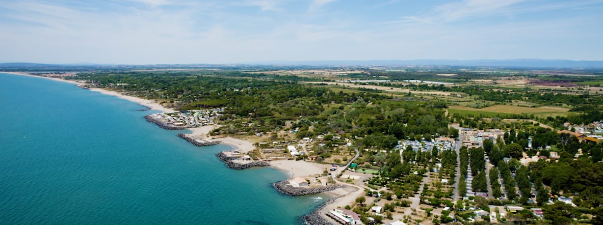 Camping Californie Plage - Vid&eacute;o - Vue a&eacute;rienne des plages des infrastructures