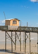 Destination Aquitaine - Carrelet dans le bassin d\'Arcachon