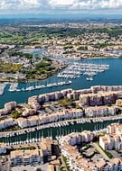 Destination Hérault - Vue aérienne du cap d\'Agde