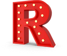 roter Buchstabe R