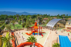 Campingplatz La Sirène - Aquapark - Luftaufnahme des Wasserspielbereichs