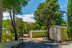 Campingplatz les Sirène - Alléen zu den Mietunterkünften
