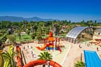 Campingplatz La Sirène - Aquapark - Luftaufnahme des Wasserspielbereichs