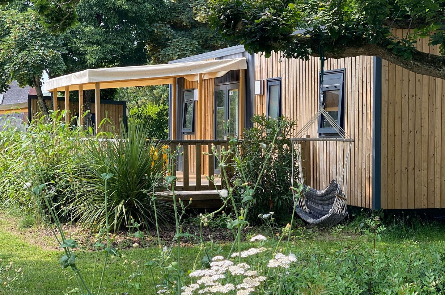 Cottage Confort Premium au Domaine de Mesqueau dans parc arboré et paysager sans voiture en Bretagne