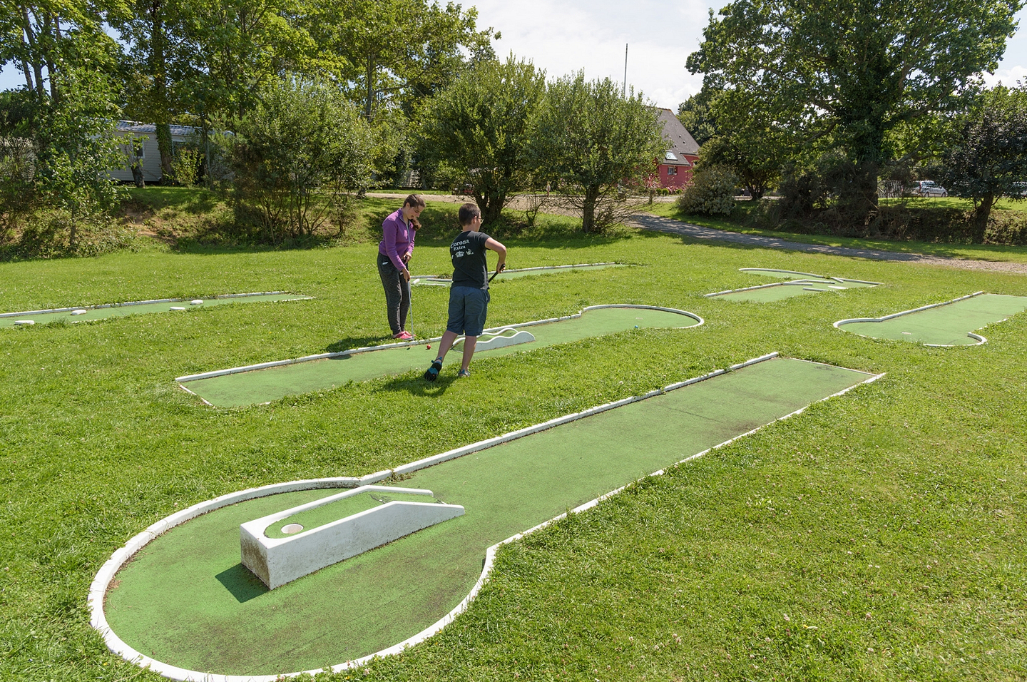 Minigolf au Domaine de Mesqueau ©Yann Richard