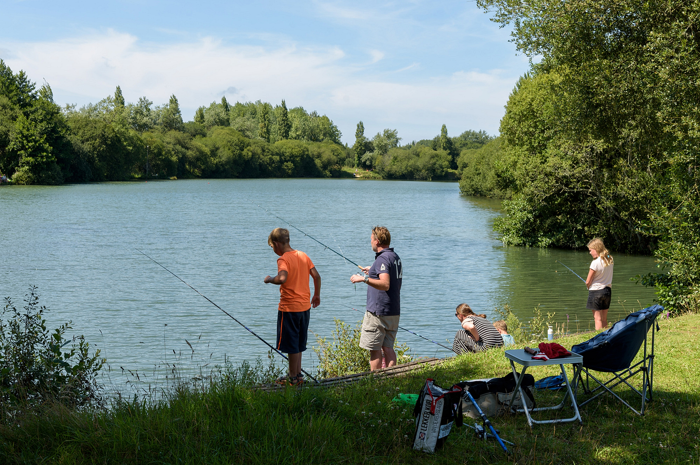 Fishing on the Domaine de Mesqueau © Yann Richard