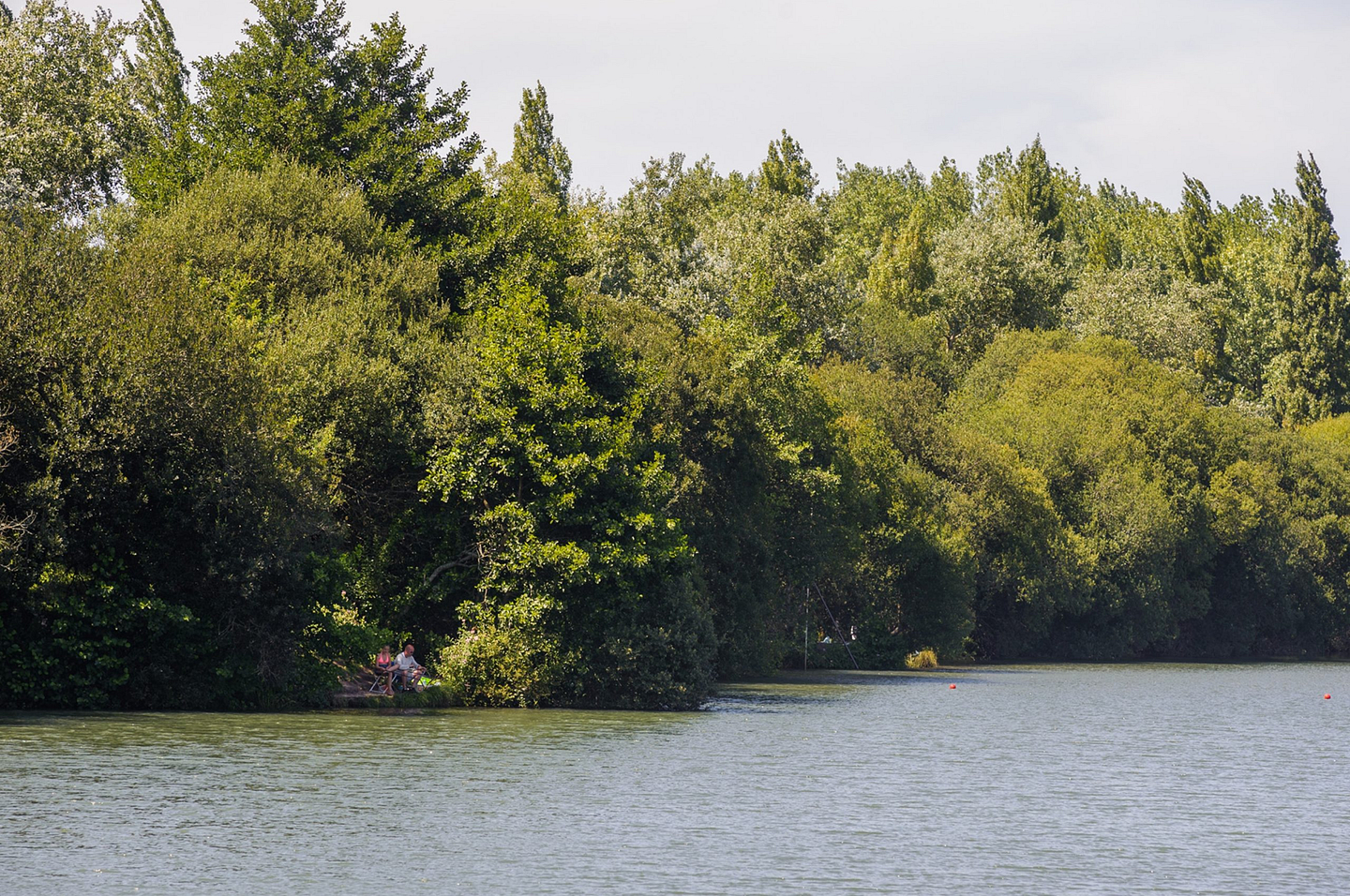 Domaine de Mesqueau, lake