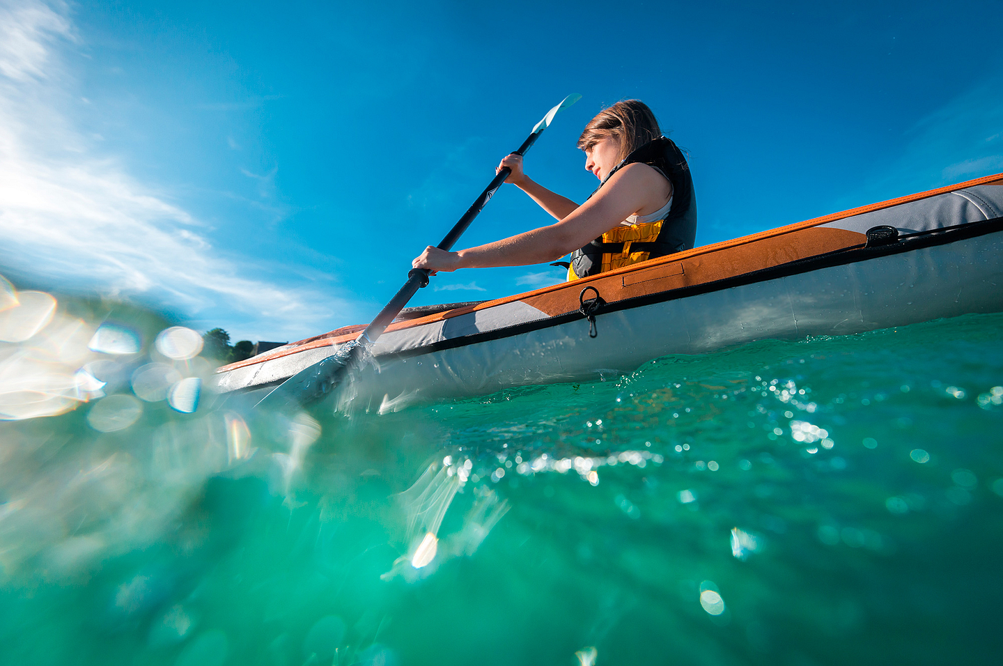 Kayak dans la baie de Morlaix ©BERTHIER Emmanuel