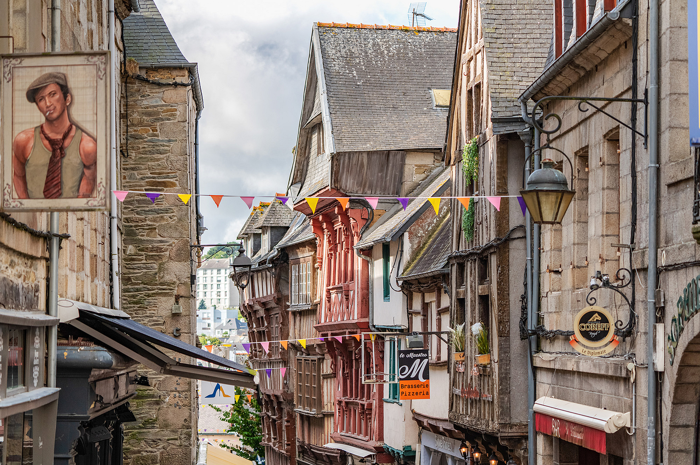 Maisons en encorbellement à Lannion