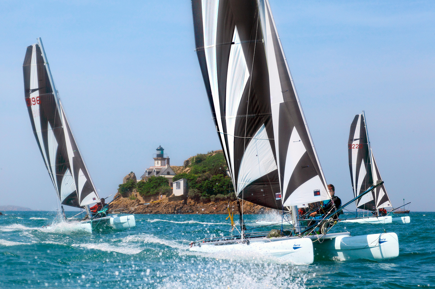 3 catamarans © Pierre Torset