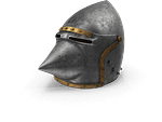 helm van een ridder