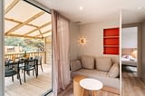 Camping Sainte Brigitte - Hébergements - Intérieur d\'un mobil-home