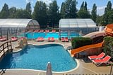 Parc du Val de Loire Campsite - Waterslide and covered pool