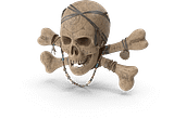 calavera pirata