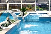 Camping Sainte Brigitte - Parc aquatique - Piscine couverte - Banquettes hydromassantes