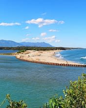Domaine de Bagheera, Esperienza, La foce dello stagno di Diana si trova sulla spiaggia di Mare e Stagnu ad Aléria, in Corsica