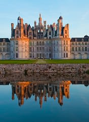 Le Parc du Val de Loire - Loir et Cher - Le palais de Chambord au coucher du soleil