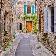 Bestemming Vaucluse - Straat in Vaison-la-Romaine