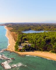 Domaine de Bagheera, Plage, vue aérienne