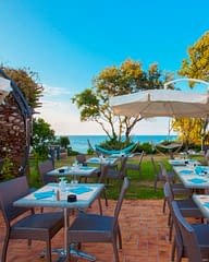 Domaine de Bagheera: Restaurant, Terrasse