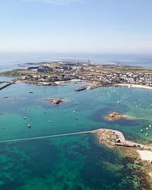 Camping Les Mouettes - Luchtfoto van Carantec