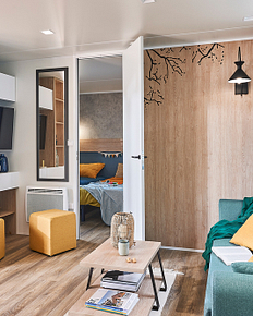 Casa mobile Queen *** 4 persone - 2 camere da letto - Soggiorno - Campeggio Country Park Crécy-la-Chapelle