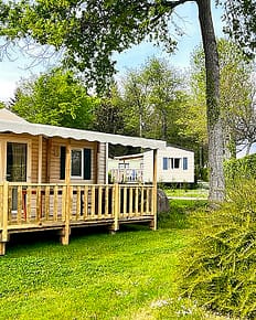 Mobil-home Happy 6 personnes - 3 chambres - Extérieur - Camping Country Park Le Touquin