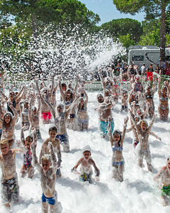 Camping La Sirène - Clubs niños y adolescentes - Fiesta de la espuma