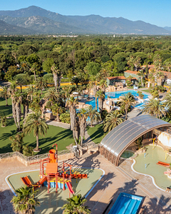 Camping la Sirène - Vue aérienne du parc aquatique