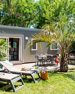 La Sirène campsite - Accommodation - Cottage 2 - 4 to 6 persons - 2 bedrooms - Outdoors