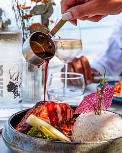 Domaine de Bagheera: Restaurant, Gericht