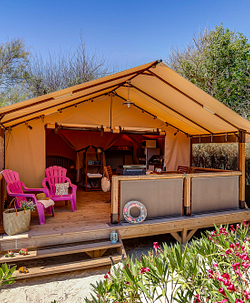 Camping Californie Plage - Galerie photo - Hébergement Lodge grand confort