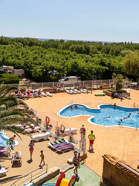 Campingplatz Amfora - Der Campingplatz - Badelandschaft mit überwachtem Badebereich