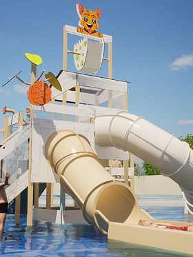 Camping Amfora - L\'espace aquatique - nouveau jeux aqualudiques pour les enfants