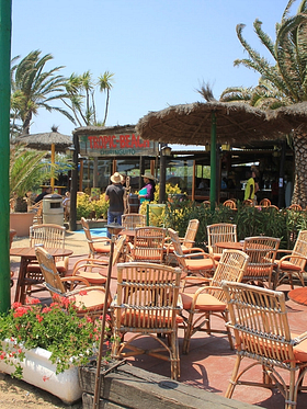 Campingplatz Amfora - Bars und Restaurants - Terrasse des Tropic-beach