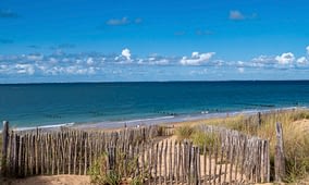 Reiseziel Aquitaine - Blick auf den Strand von Royan