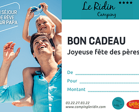 Bon cadeau F&ecirc;te des P&egrave;res