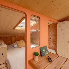 Beauregard Plage Campsite - Stopover Cabin - Interior of cabin