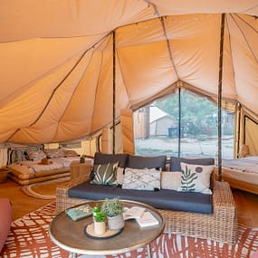 Beauregard Plage Campsite - Tentes Dunes Duo - Large 35m² tent
