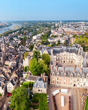 Le Parc du Val de Loire - Loir et Cher - Vue aérienne du Château Royal de Blois