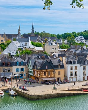 Le Moténo - Morbihan - Port and port bridge, Saint-Goustan, Auray