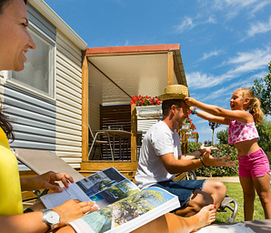 Amfora campsite - The campsite - Mobile home with all mod cons