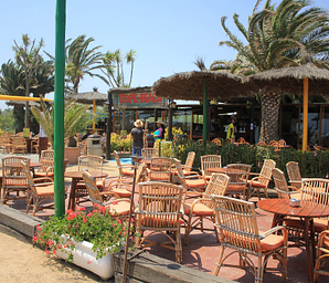 Campingplatz Amfora - Bars und Restaurants - Terrasse des Tropic-beach