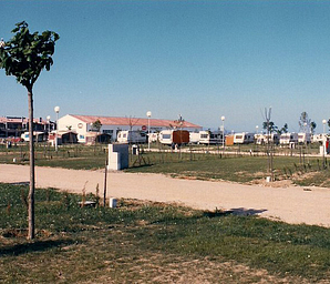 Amfora campsite - History of the campsite - View of the campsite in the 1980s