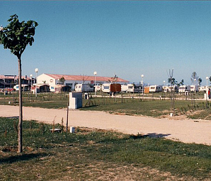 Amfora campsite - History of the campsite - General view of the campsite during the 1980s