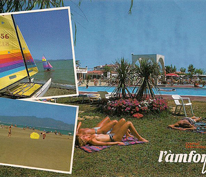 Campingplatz Amfora - Die Geschichte des Campingplatzes - Postkarte des Campingplatzes während der 2000er