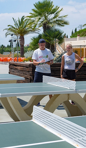 Camping Amfora - Activités et animations - Tournoi de ping pong