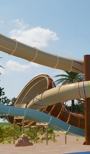 Camping Amfora - Het waterpark - Nieuwe voorzieningen in het waterpark in 2024